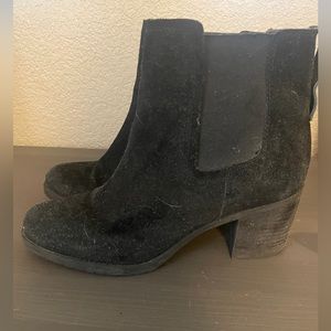 Sam Edelman Black Suede Booties